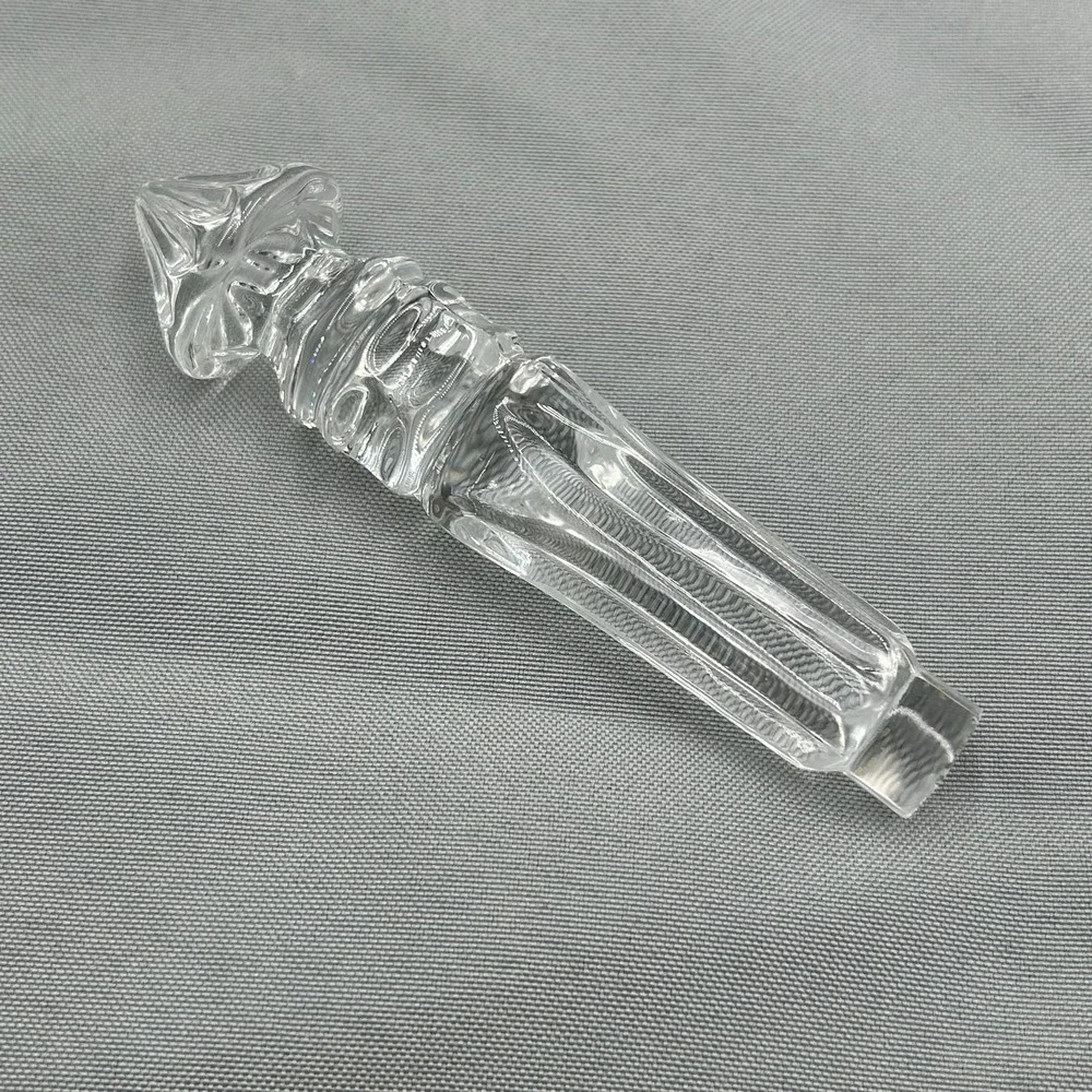 Vintage Ribbed Glass Decanter Cruet Stopper‎ 5